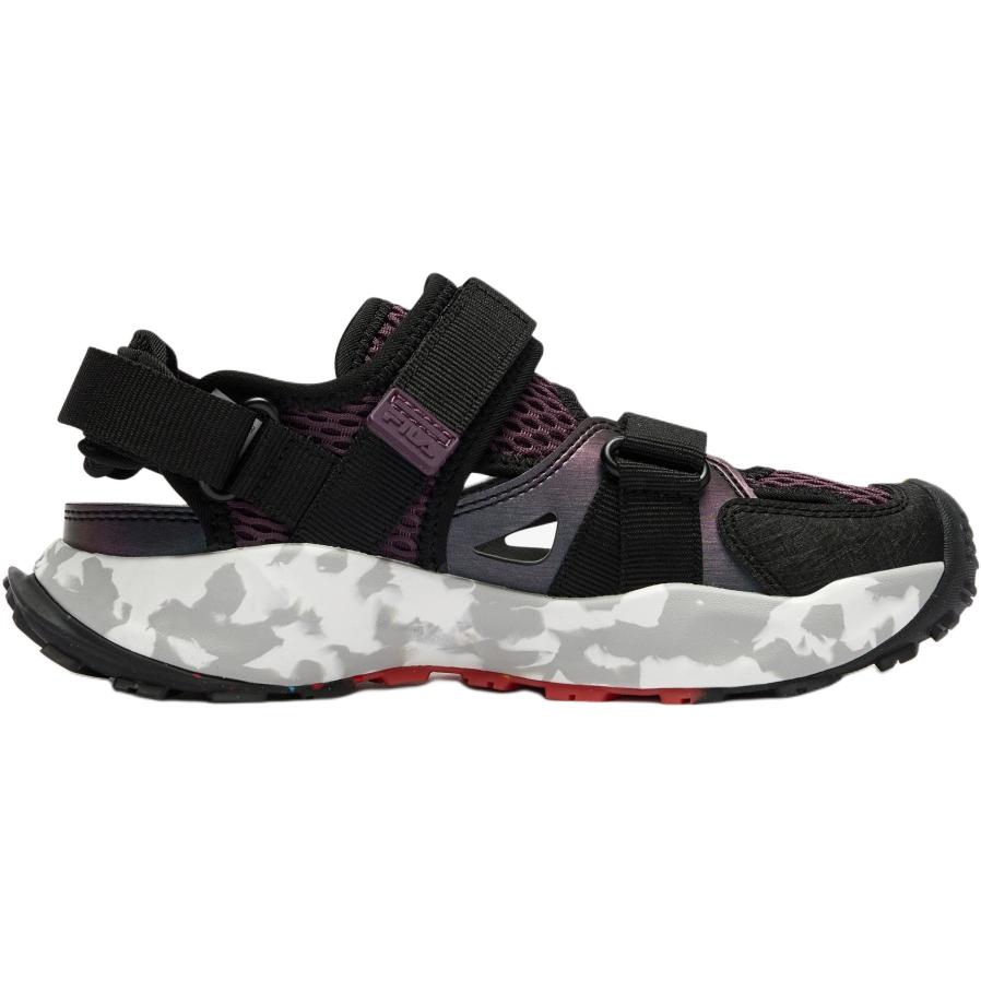 FILA KIDS Сандалии Firefly Abrasion Resistant Lightweight Cushioning Breathable Low Top Sandal Black/Nostalgic Purple Kids' — фото 3