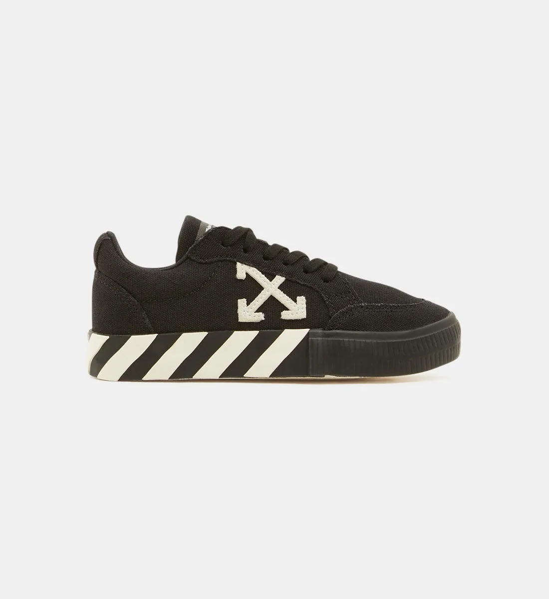 Низкие кеды из вулканизированной ткани Off White, черный