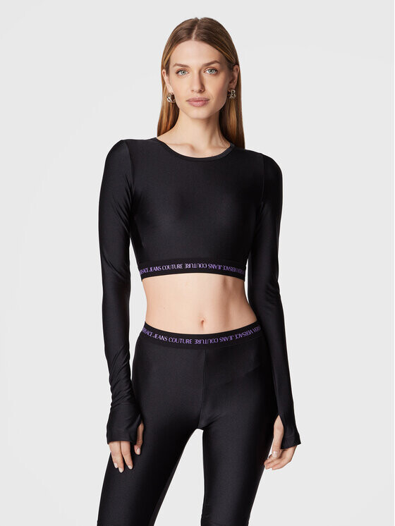 

Узкая блузка Versace Jeans Couture, черный