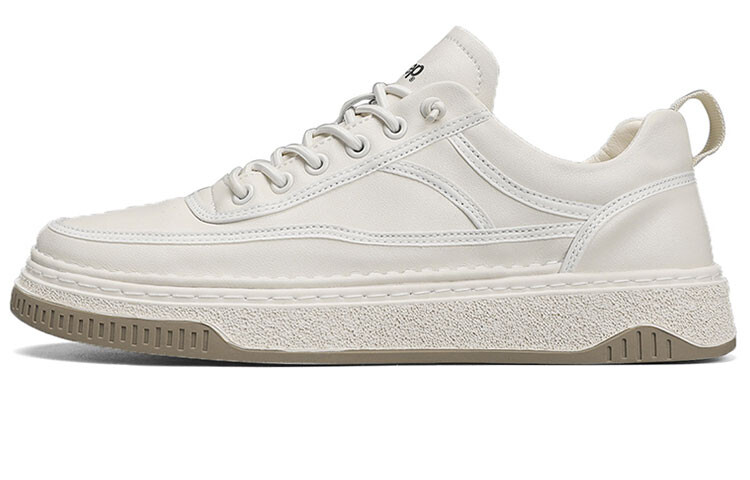 

Кроссовки Jeep Skateboarding Shoes Men Low-top Off White, белый