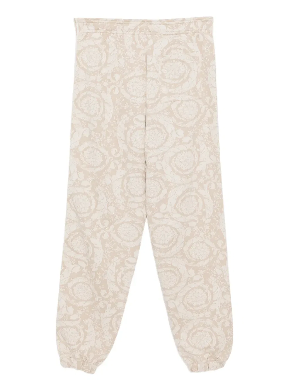 Брюки с жаккардовым логотипом Versace Kids, нейтральный — фото 2