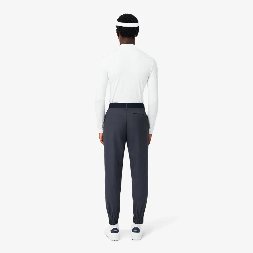 Мужские гольф-джоггеры тёмно-серого цвета от Lacoste — фото 3