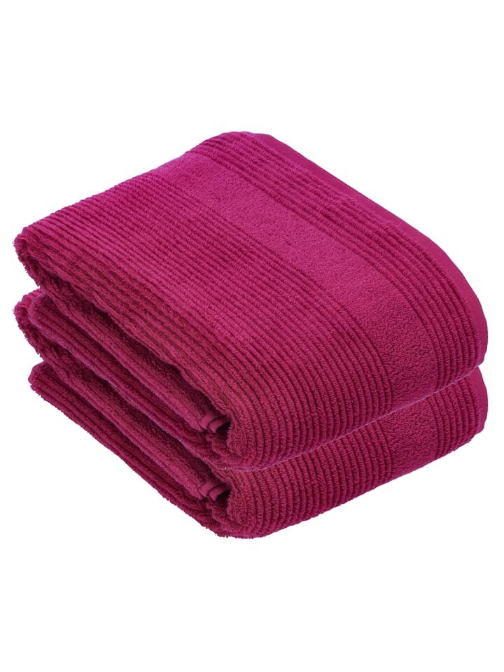 

Полотенце для ванной и душа Vossen, цвет cranberry