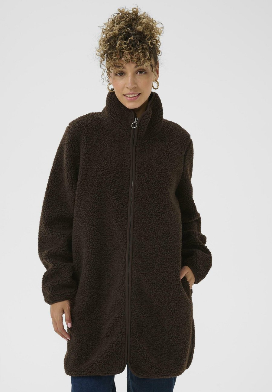 

Флисовая куртка Love Copenhagen LCVIGGA LONG JACKET, Chocolate Plum/Dark Brown
