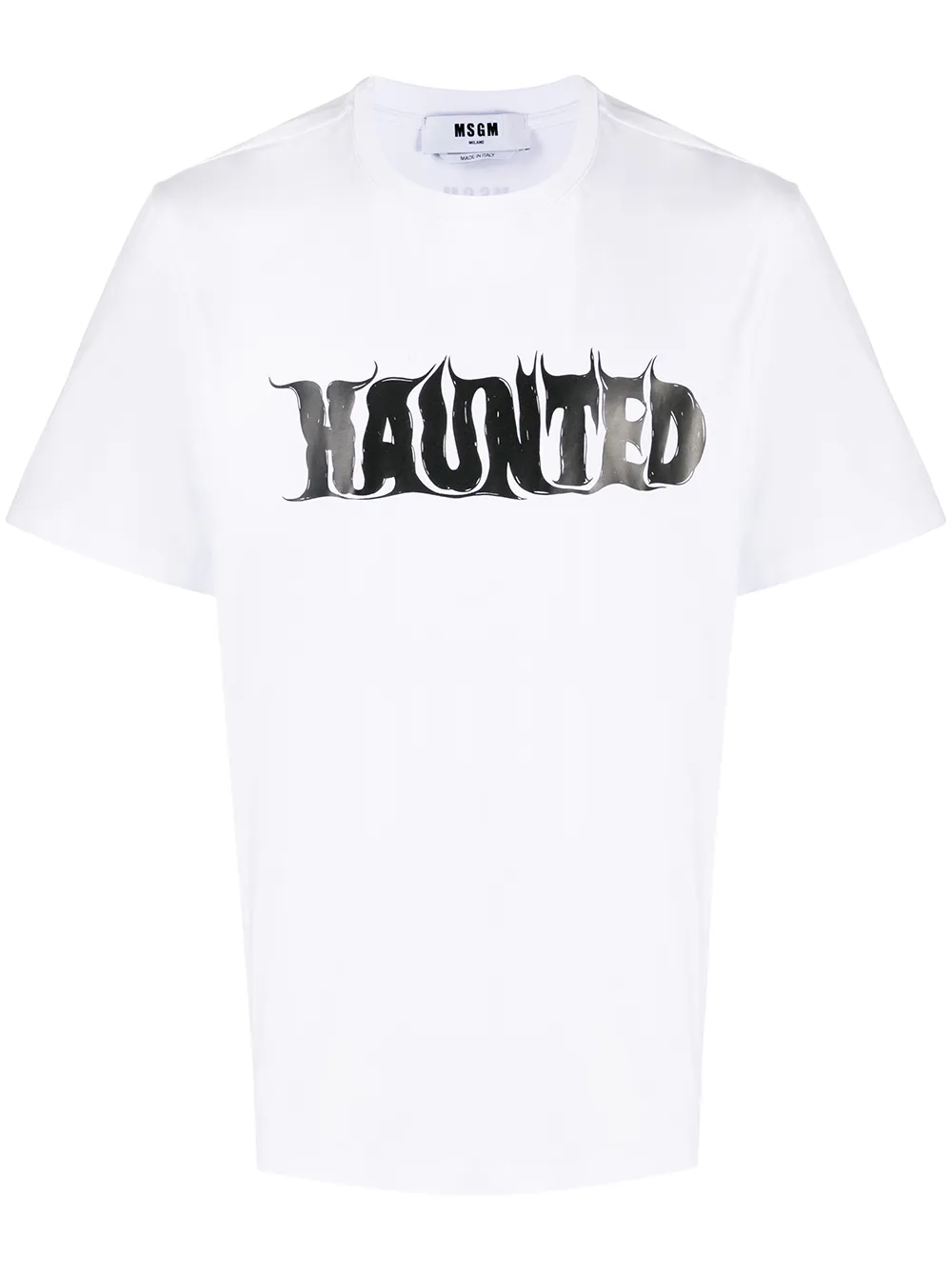 

Футболка Haunted с круглым вырезом MSGM, белый