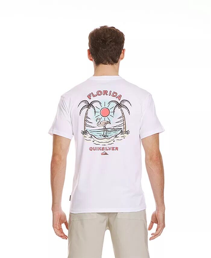 

Мужская футболка с коротким рукавом Florida Native Bird Quiksilver, белый