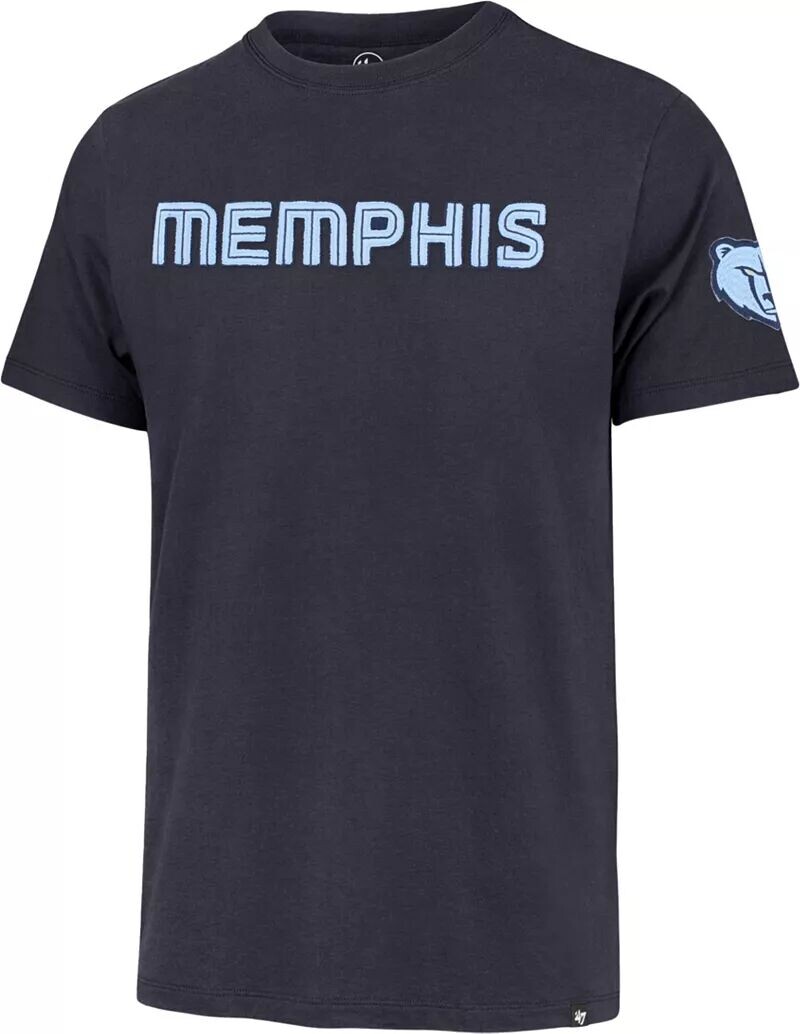 

Мужская синяя футболка бренда '47 Memphis Grizzlies Fieldhouse