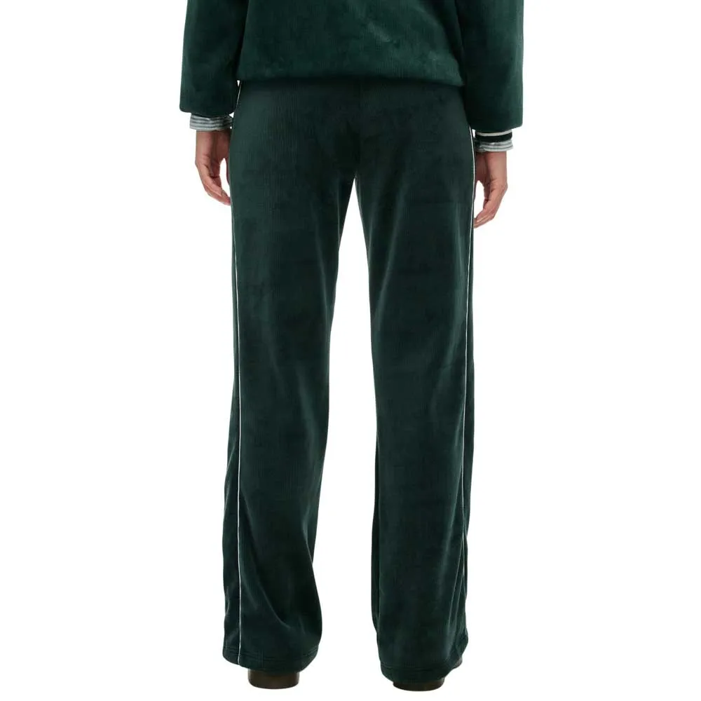 Брюки Superdry Country Club Velour sweat, зеленый — фото 2