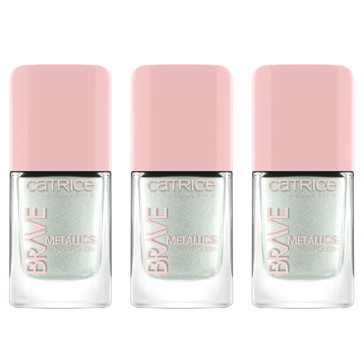 Металлический лак для ногтей Catrice Brave Metallics №02 «Sweet As Sugar», 3 шт. Catrice