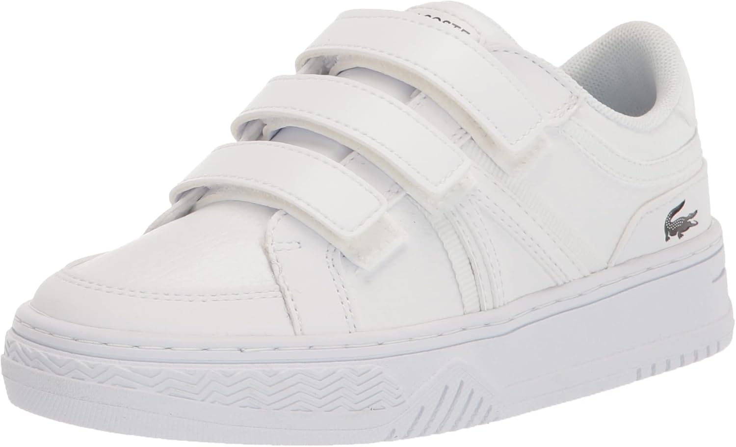 

Laceste Unisex-Child Infant's L001 кроссовки Lacoste, White/Gloss/Log/Marzipan/Java Blue