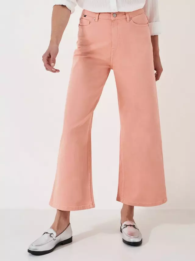 

Джинсы Crew Clothing Wide Leg Cropped, цвет pastel/pink