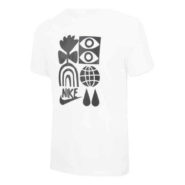 

Футболка Nike HBR Open Logo T-shirt 'White Black', черный