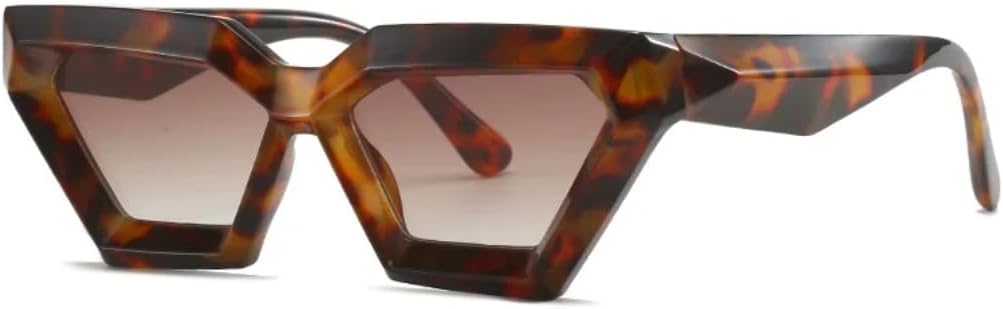 

Женские солнцезащитные очки в винтажном стиле, мужские солнцезащитные очки «кошачий глаз», большие солнцезащитные очки класса люкс, женские очки с защитой от УФ-излучения UV400 SZVVBKK, Leopard Brown