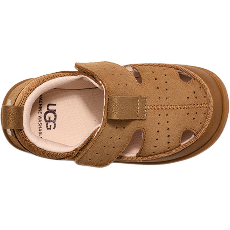 Комфорт Il Износостойкие низкие детские кроссовки для повседневной жизни UGG, Chestnut — фото 3