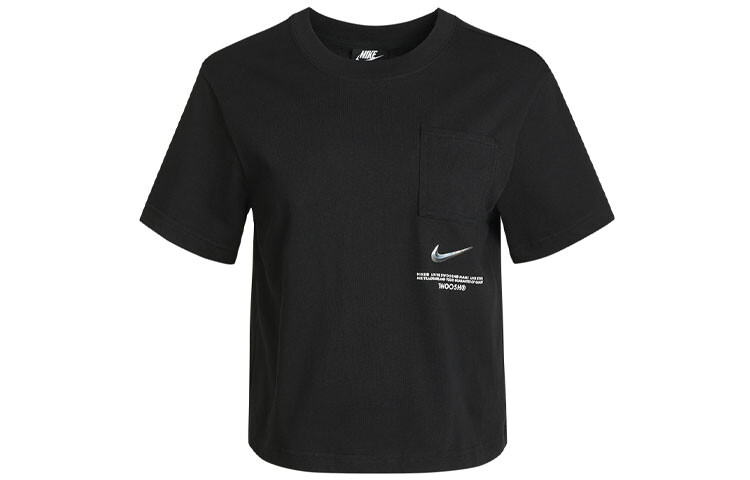 

Женский укороченный топ Nike, цвет Black