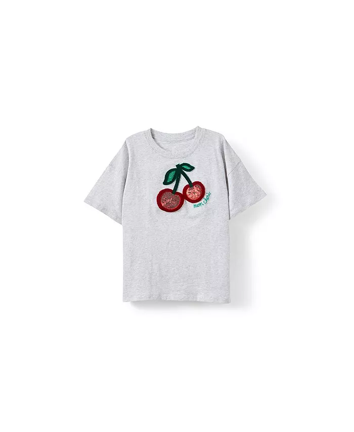 

Футболка с коротким рукавом Livvy Lux для маленьких девочек COTTON ON, серый