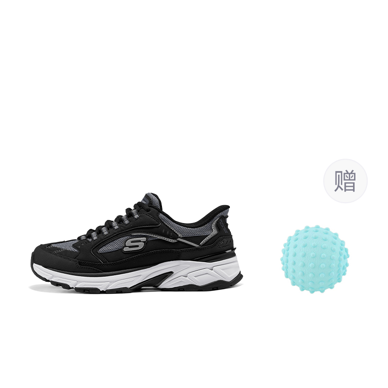 

Skechers Мужские легкие низкие повседневные кроссовки STAMINA SPORT, черный