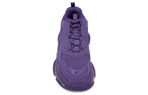 Кроссовки triple s clear sole 'deep purple Balenciaga, фиолетовый — фото 4