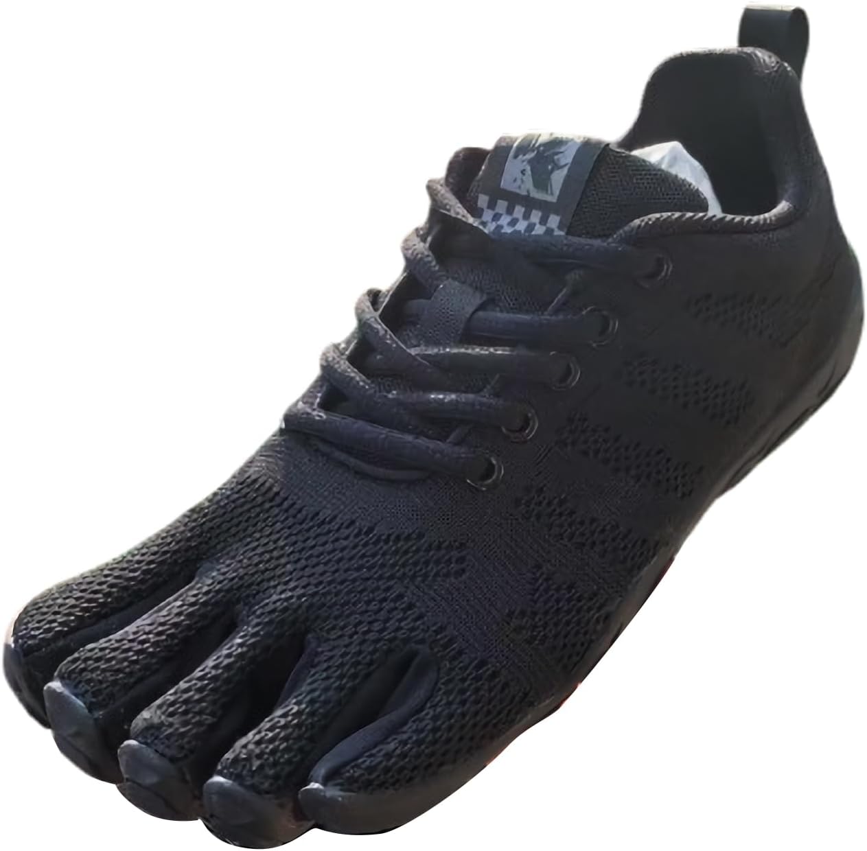 

Фитнес-кроссовки Barefoot с пятью пальцами - обувь с раздельными пальцами для мужчин и женщин, подходит для людей с нейропатией, для походов, йоги, тренажерного зала и пляжа Generic, черный