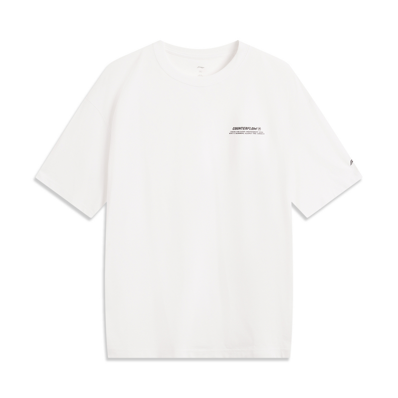 

LINING Футболка мужская стандартная белая, Белый, LINING Футболка мужская стандартная белая