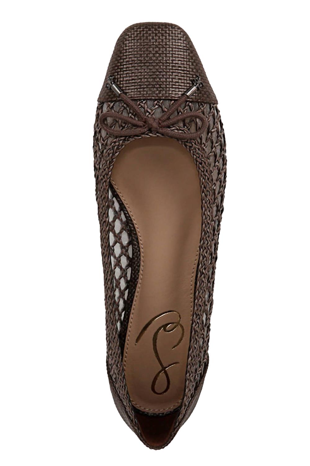 Женские балетки May в цвете пинто-браун Sam Edelman, коричневый — фото 4
