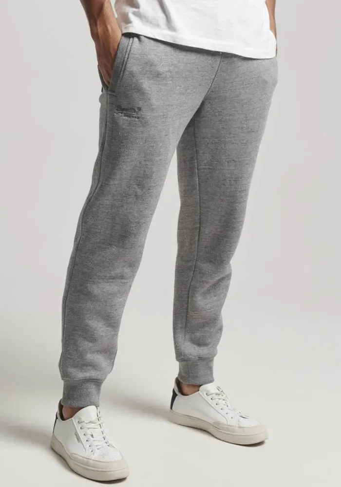 

Спортивные брюки Superdry "ESSENTIAL LOGO JOGGERS", этикетка с логотипом на кармане, серый