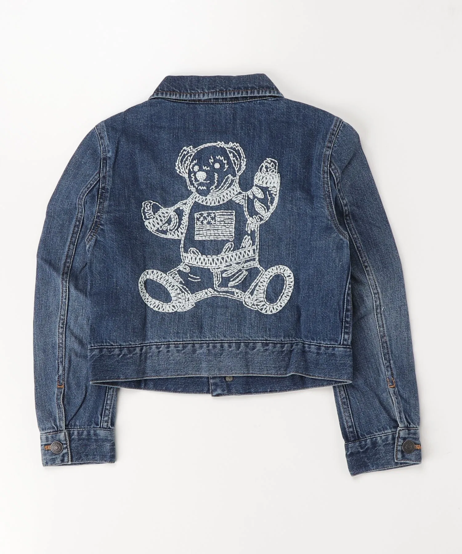Хлопковая джинсовая куртка Polo Bear — фото 4