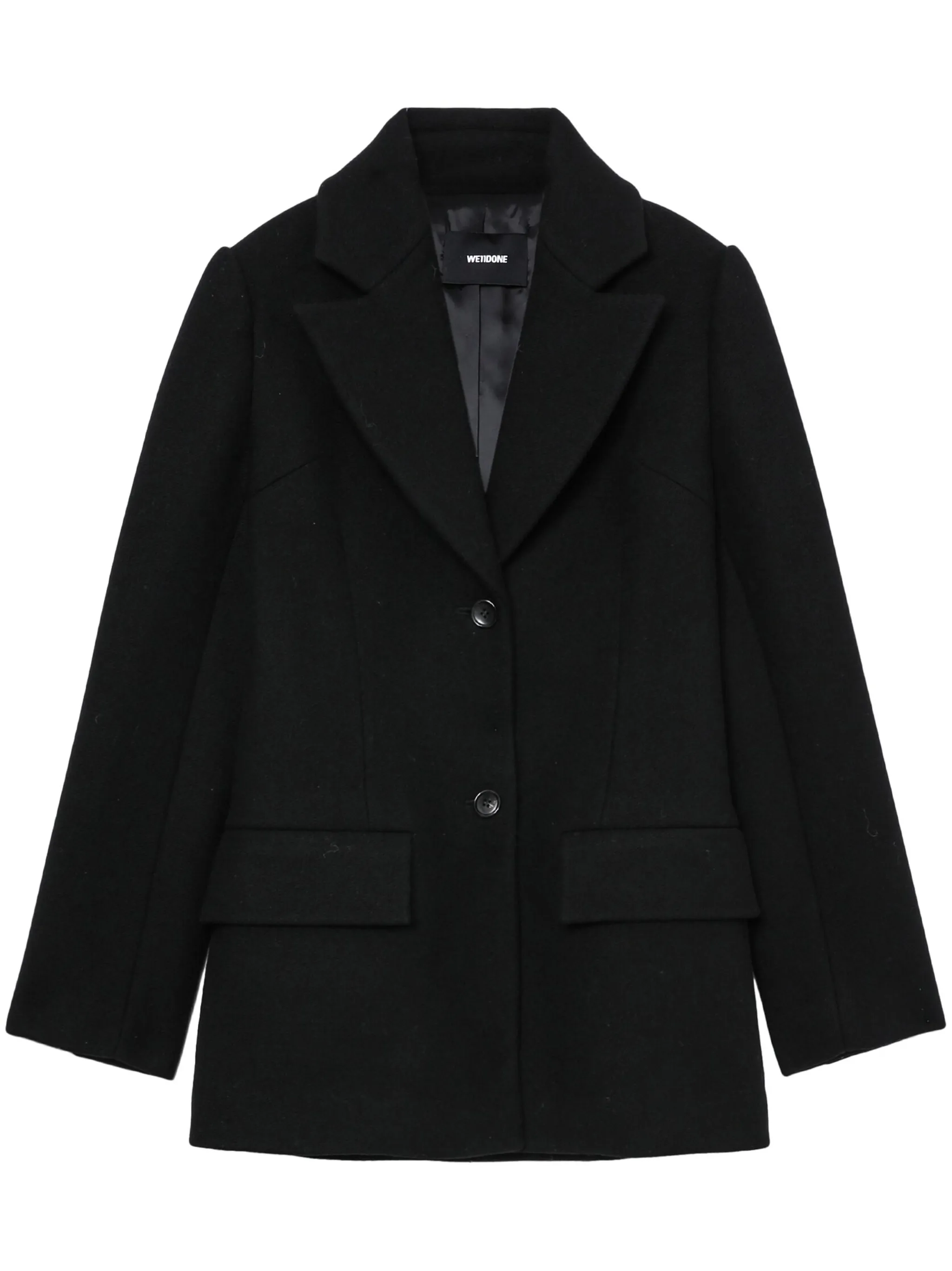 

Однобортный блейзер We11Done, черный