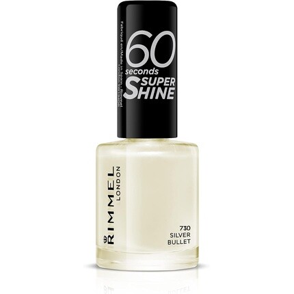 

Лак для ногтей 60 Seconds Super Shine Silver Bullet 8 мл 730, Rimmel