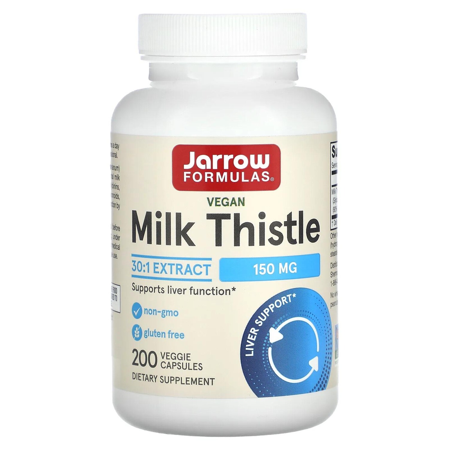 

Jarrow Formulas Молочный чертополох 150 мг 200 капсул