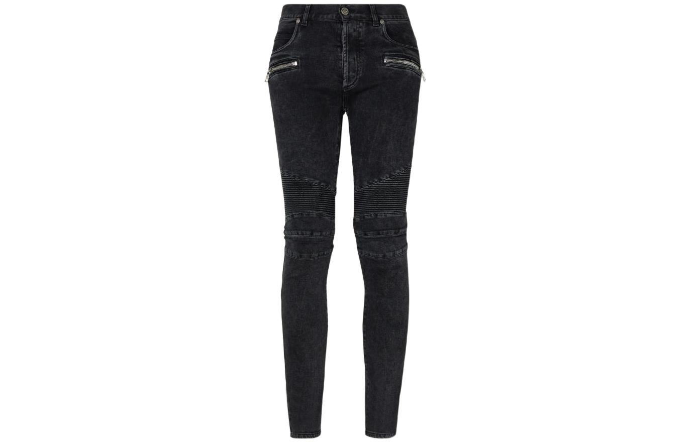 

Джинсы мужские черные BALMAIN