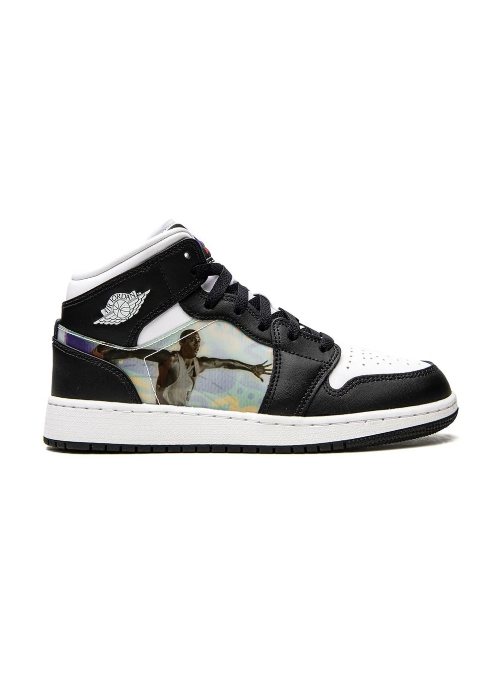 Высокие кроссовки Air Jordan 1 Jordan Kids, черный — фото 2