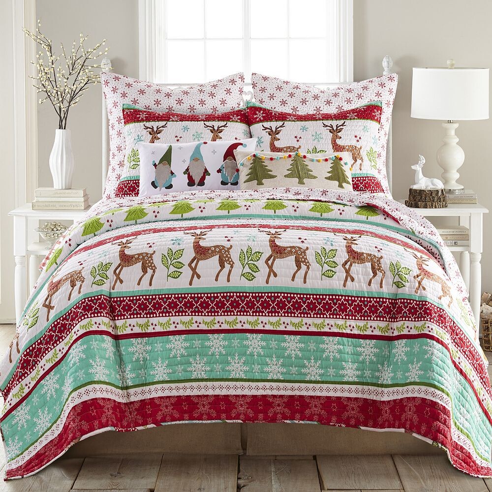 

Levtex Home Комплект одеял Let It Snow, красный
