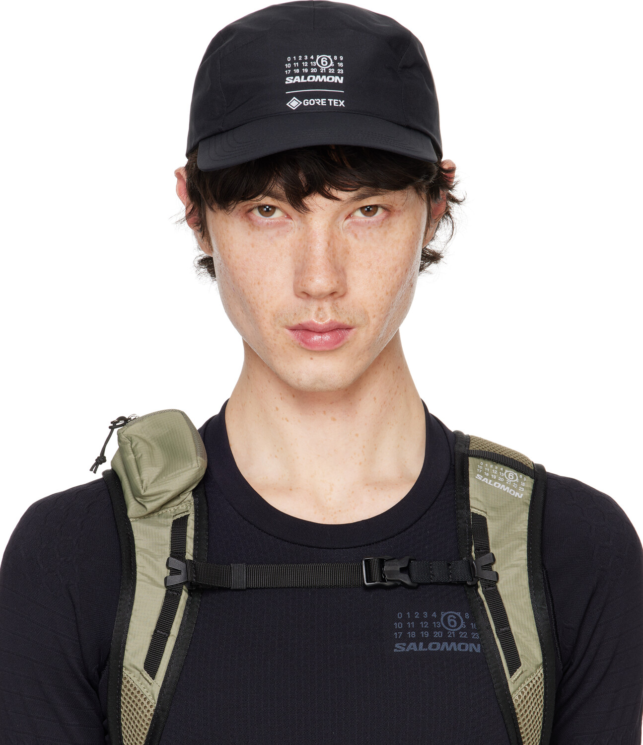 

Черная кепка Salomon Edition GORE-TEX MM6 Maison Margiela, Deep black