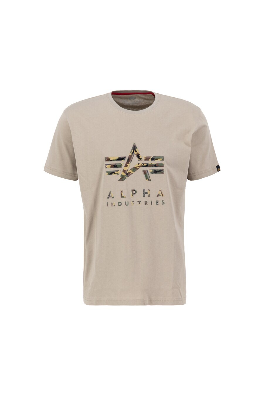 

Футболка Alpha Industries CAMO PP T, светло-бежевый