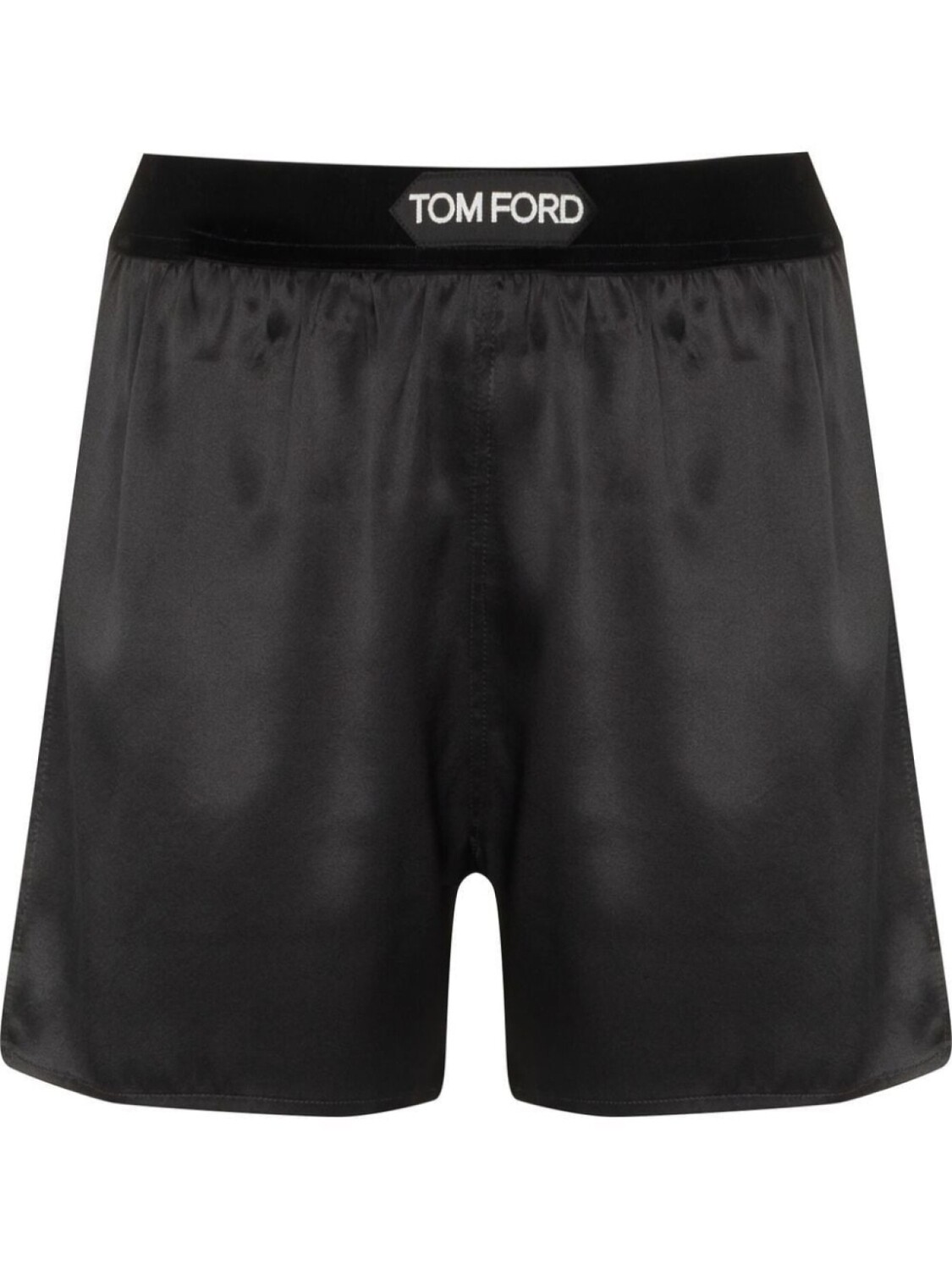 

TOM FORD шелковые шорты с логотипом, черный
