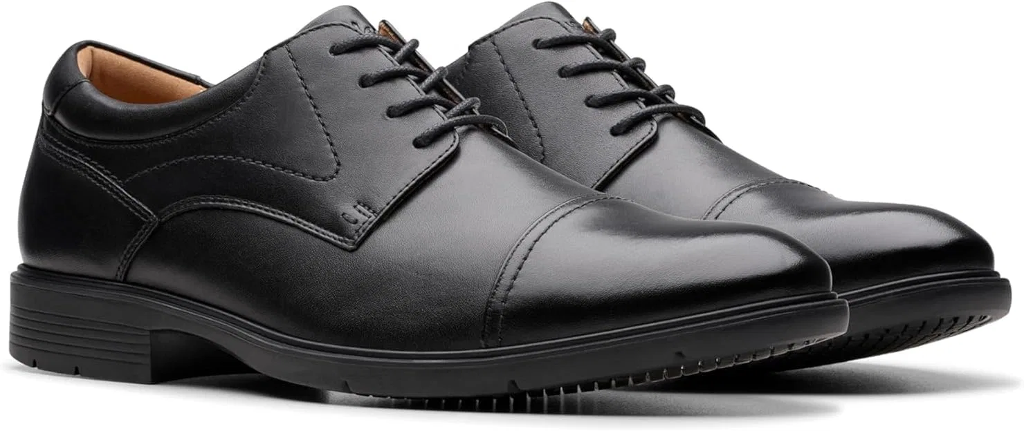 Лоферы Clarks Eldredge Cap, черная кожа