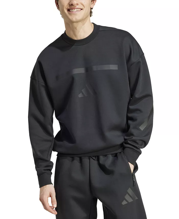 

Мужской свитшот Z.N.E. Relaxed Fit с длинным рукавом adidas, черный
