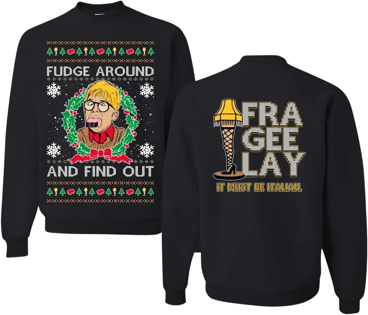 

Дизайнерский свитшот Wild Bobby с принтом "Fudge Around And Find Out"