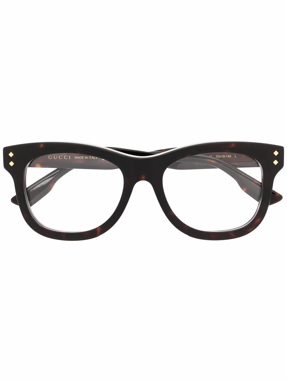 

Очки в оправе 'кошачий глаз' Gucci Eyewear, коричневый