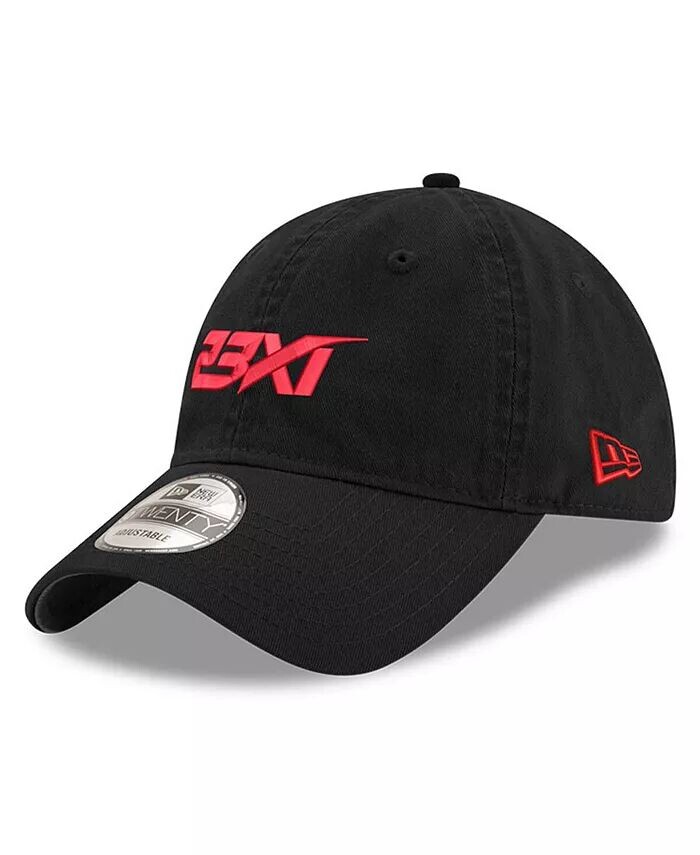 

Мужская черная кепка 23XI Racing New Logo 9TWENTY Adjustable New Era