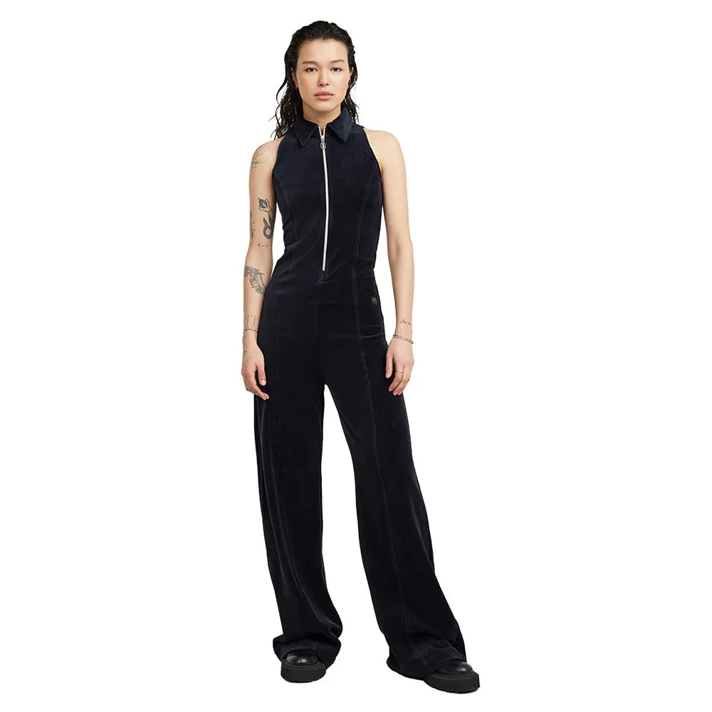 

Комбинезон G-Star Wide Leg Velvet, синий