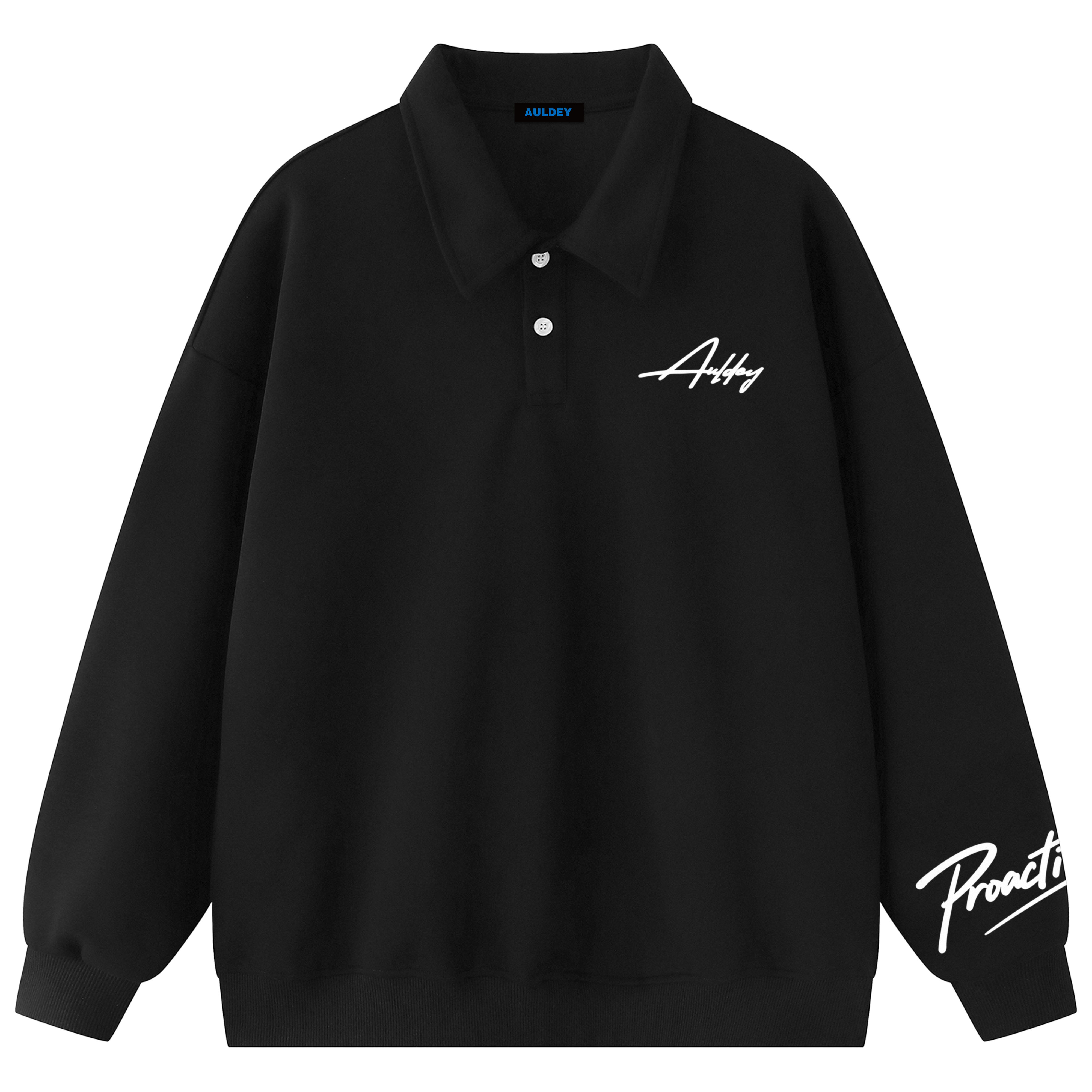 

Свитшот Unisex Lapel Moderate Regular AULDEY, черный