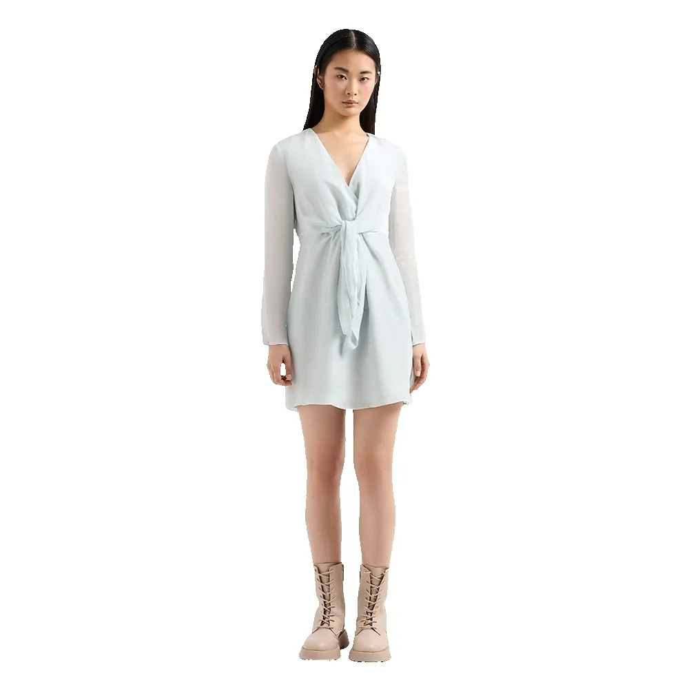 

Платье Armani Exchange XW000223_AF10856 long sleeve short, синий