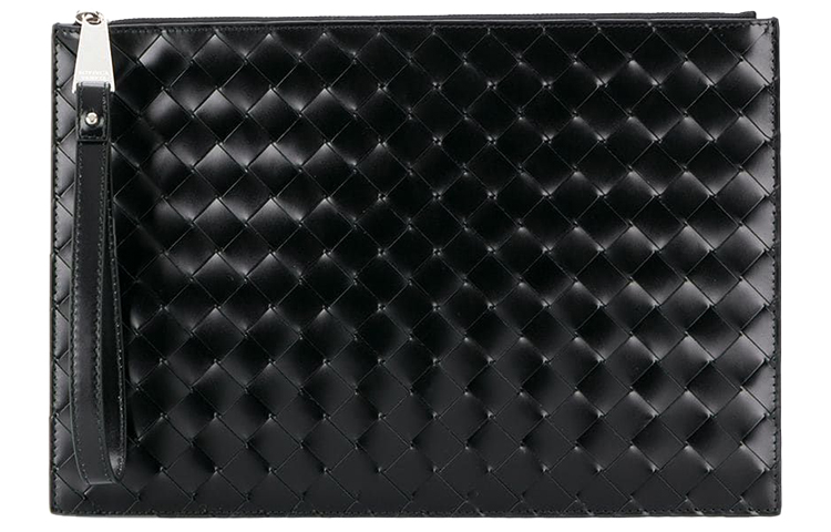 

Bottega Veneta Кожаный клатч мужской черный