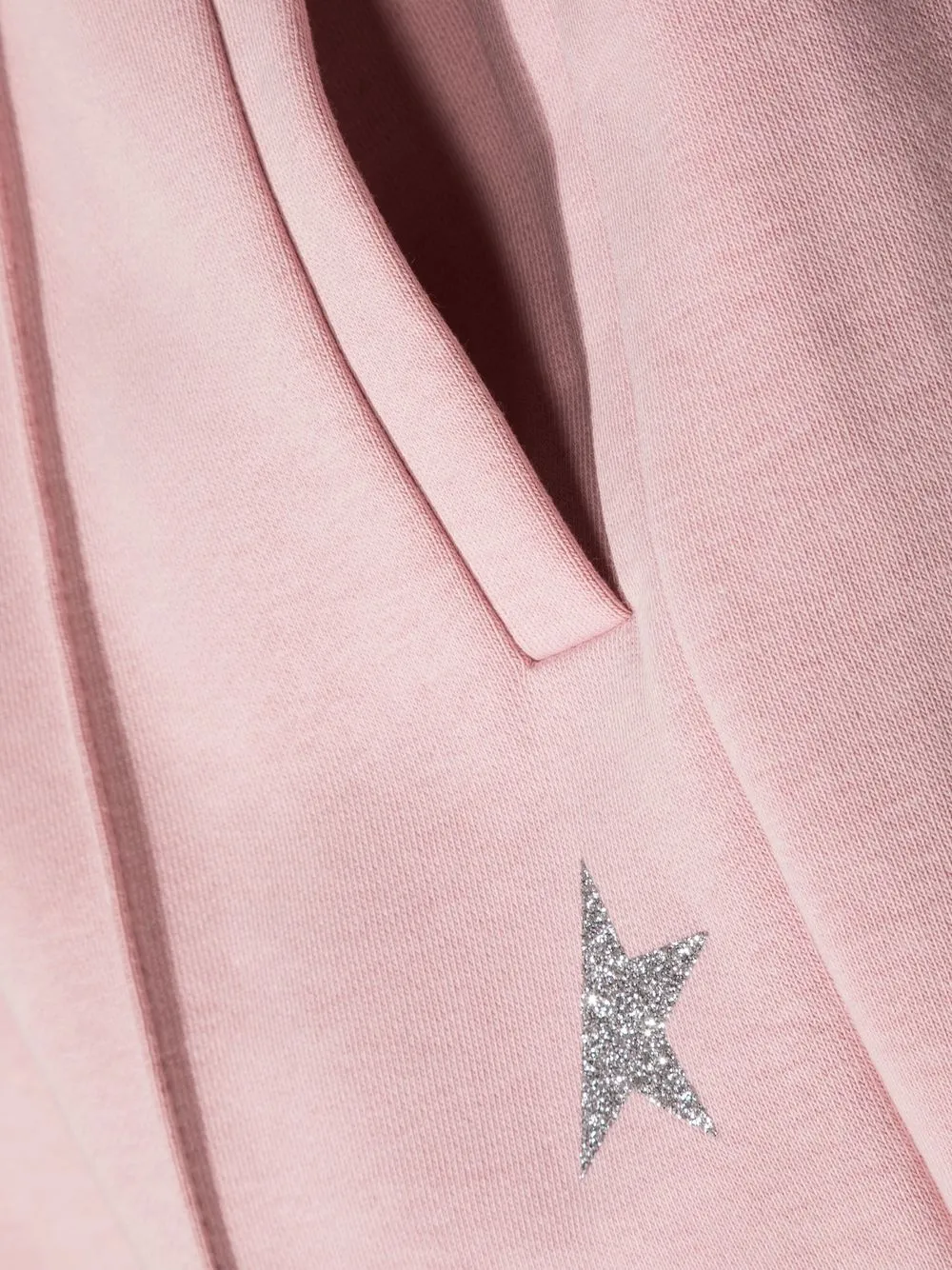 Спортивные брюки с блестками Golden Goose Kids, розовый — фото 3