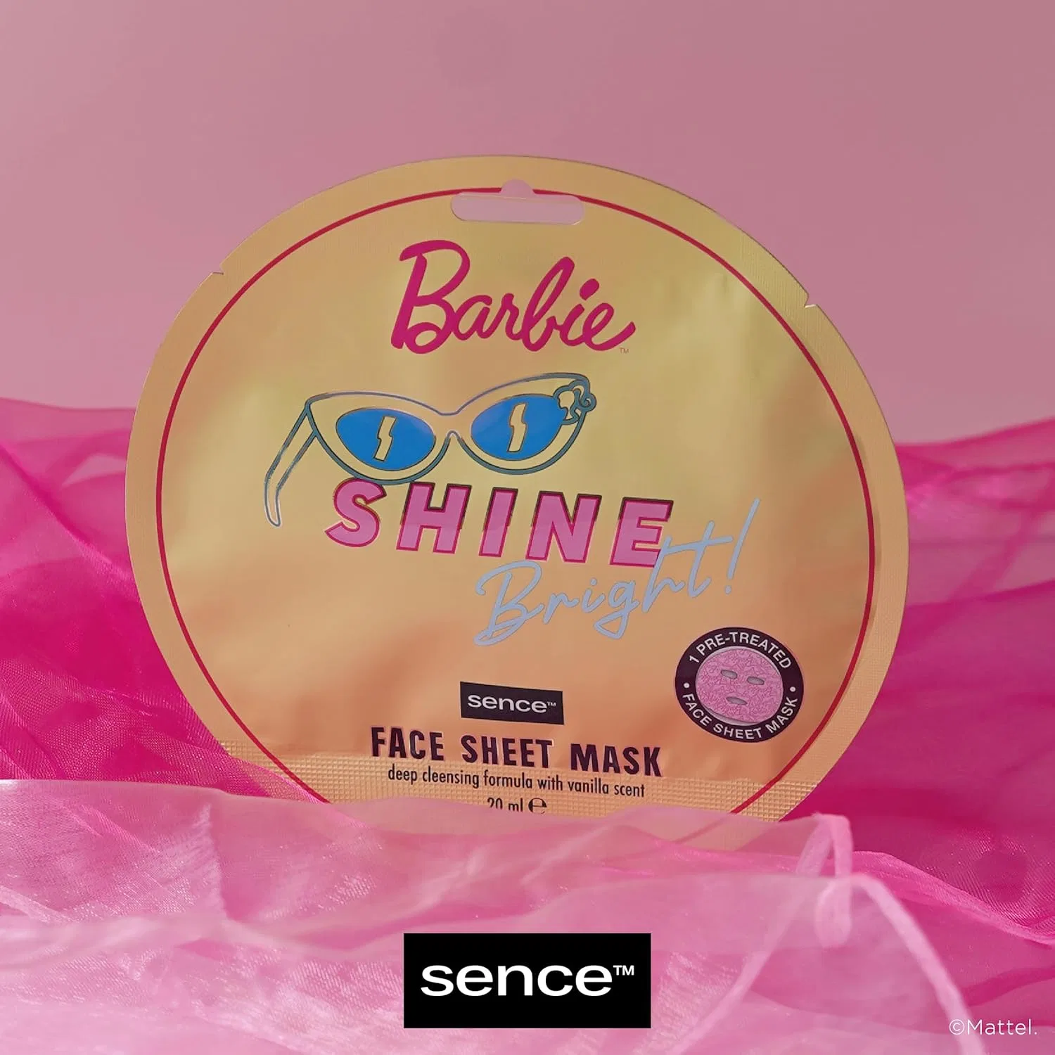 Тканевая маска Sence — Для лица с ароматом ванили «Barbie» ( .) — фото 2