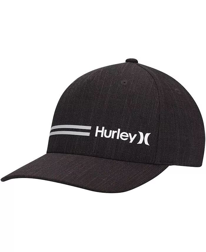 

Мужская черная кепка H20-Dri Line Up Flex Hurley, черный