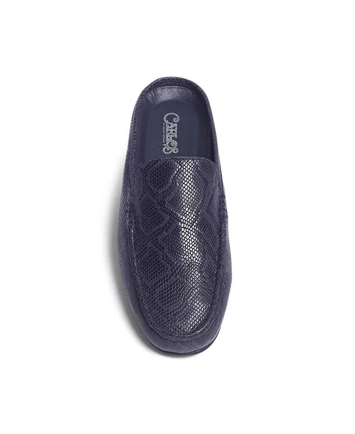Мужские туфли Hector Mule Slip-On Carlos by Carlos Santana, синий — фото 4