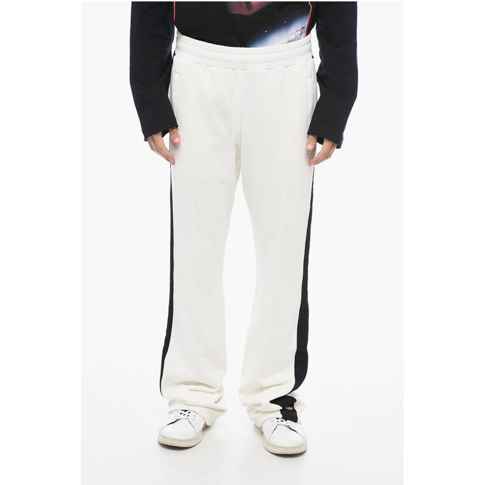 

Брюки P-ZAMPER из начесаного хлопка с контрастными полосами Diesel, White